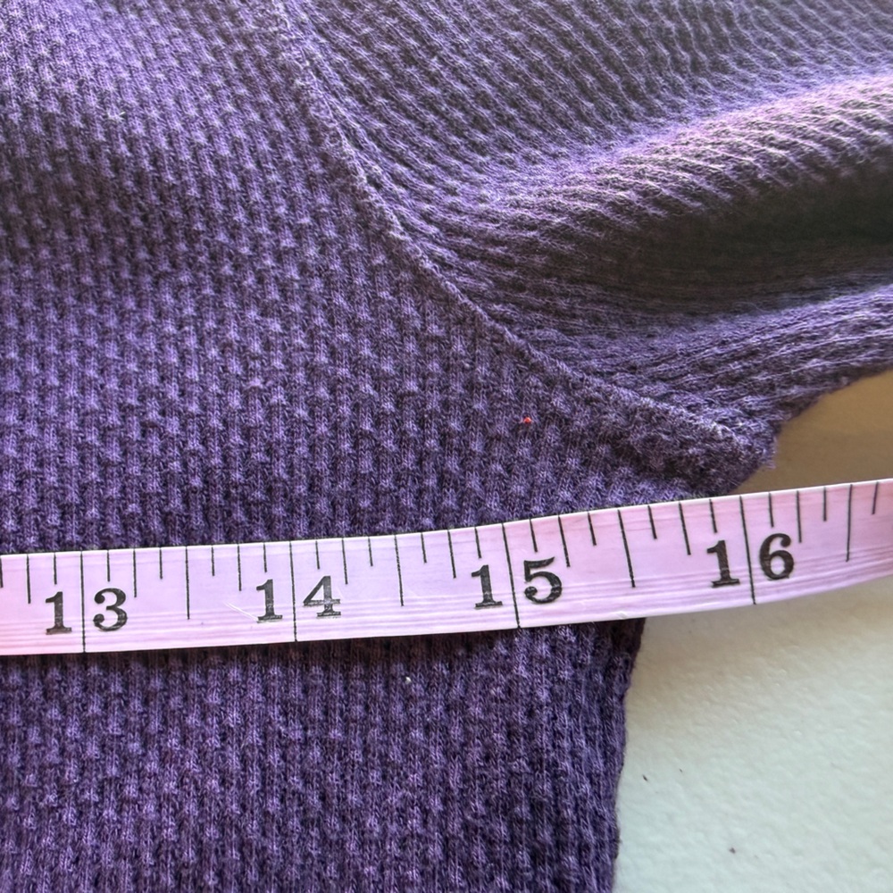 Free People Royal Purple Thermal Long Sleeve - Picture 5 of 9
